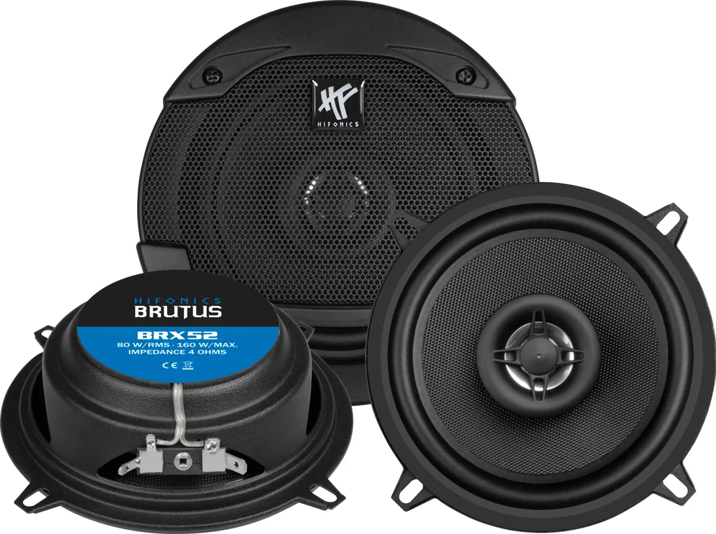 Hifonics BRX52 Haut-parleur 13 cm sono auto pour une musique claire en route