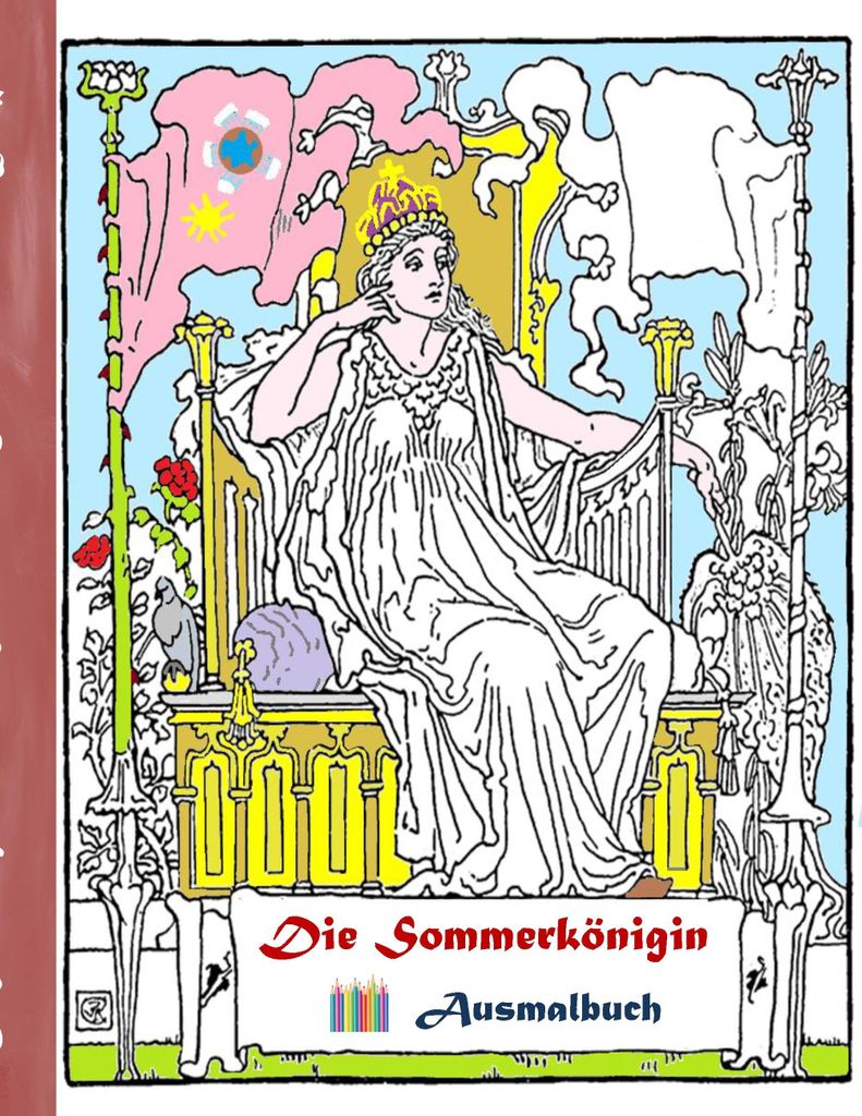 Die Sommerkönigin (Ausmalbuch) Produktbild 