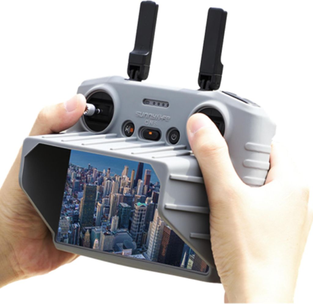 Silikon-Sonnenschutzhülle für DJI RC 2 / DJI Air 3 / DJI Mini 4 Pro Controller - Grau