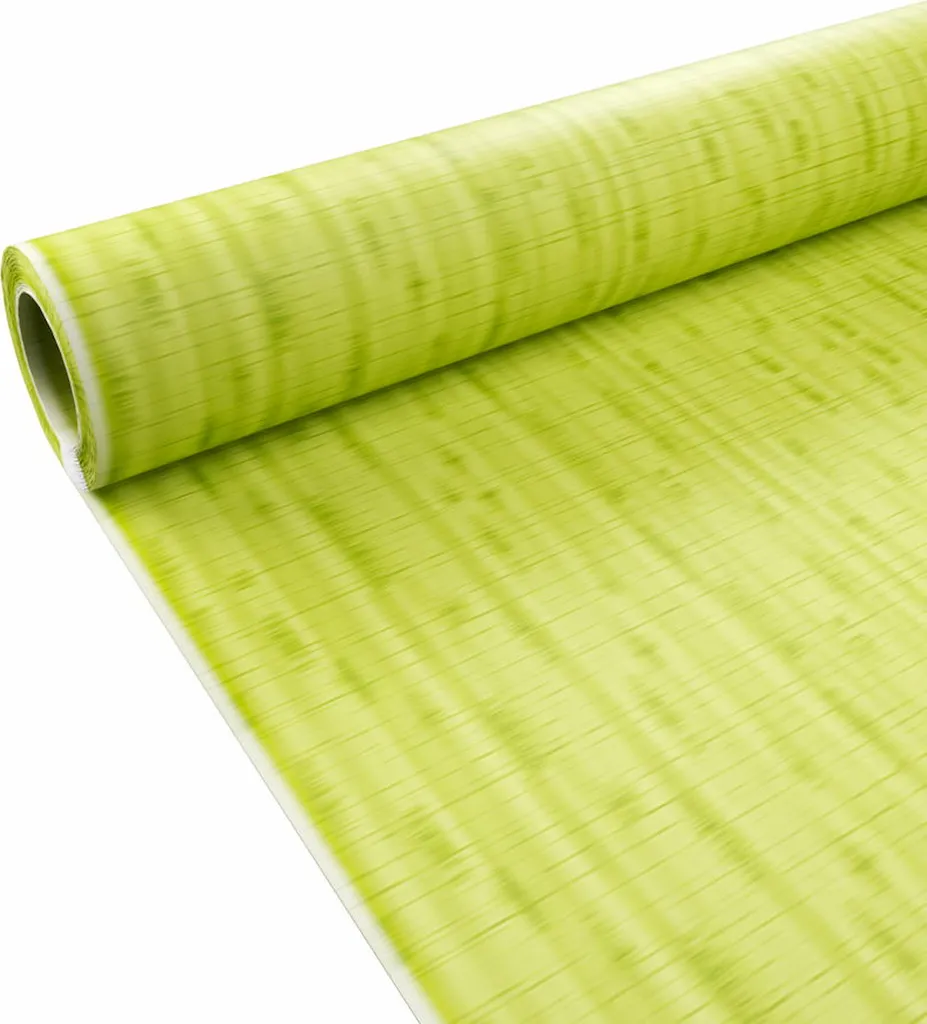 Nappe en rouleau Duni Dunisilk Linnea vert kiwi 25 mètres aspect tissu