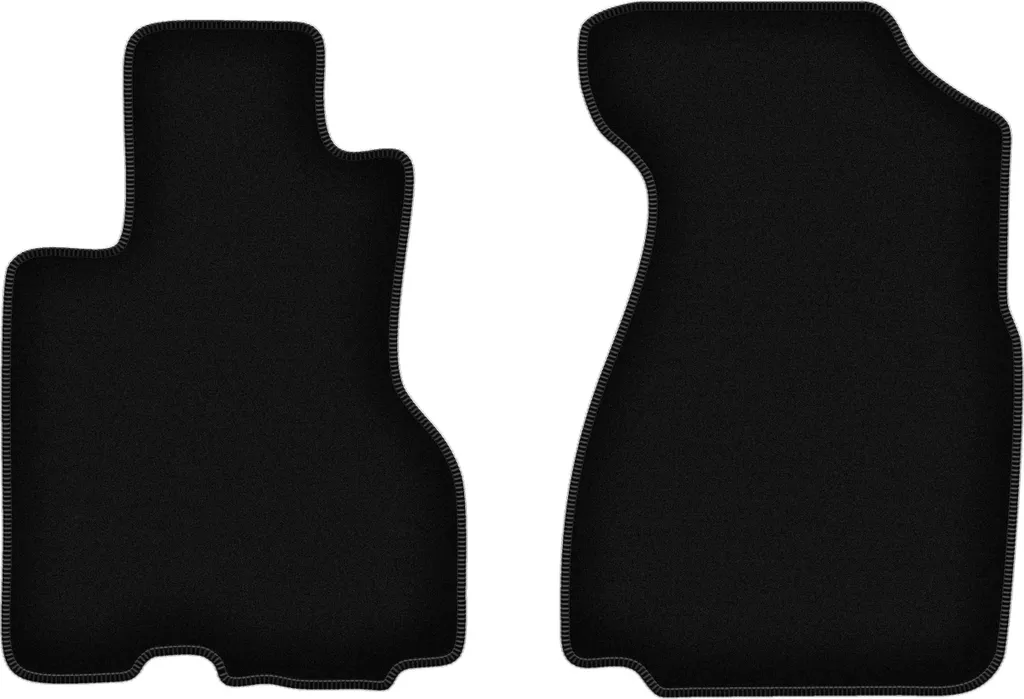 Tappetini Honda CR-V II 2001-2006 Velluto Nero 2pz - Alta Qualità