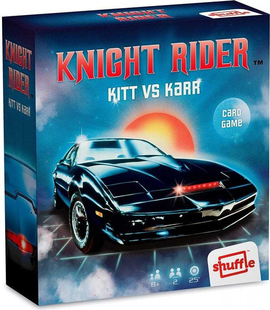 Cartamundi Knight Rider Kitt Vs Karr Retro Kartenspiel Produktbild 