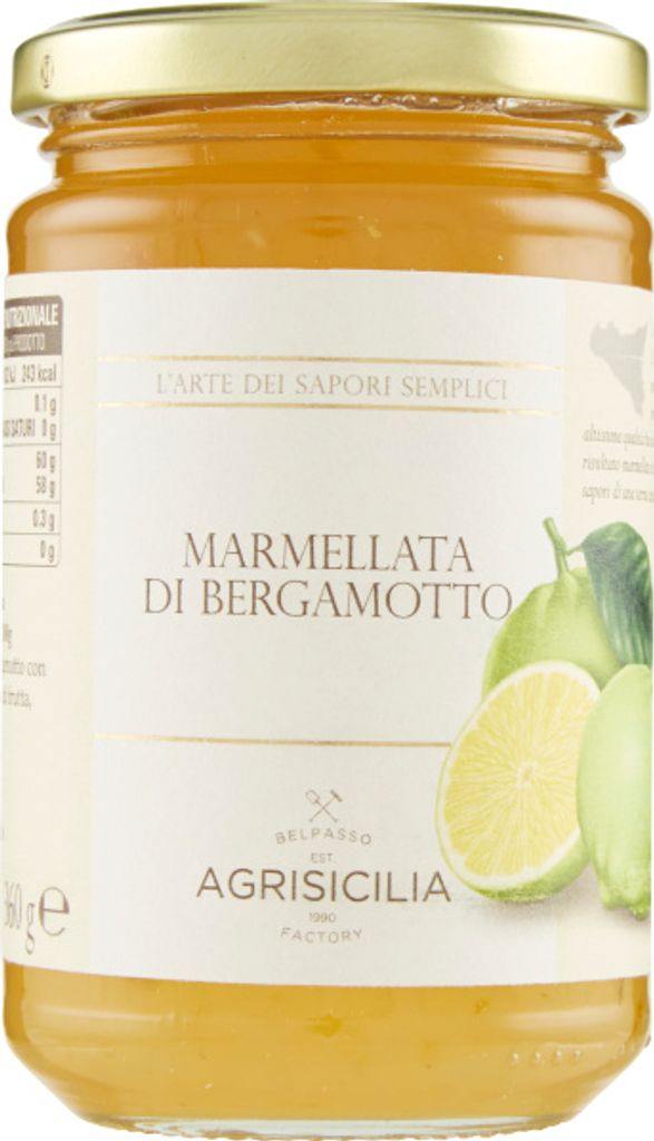Sizilianische Bergamotte-Orangen-Konfitüre 360g - Produktbild 