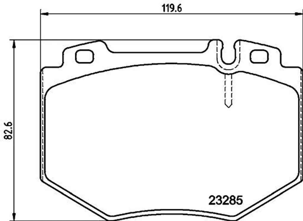 HELLA 8DB 355 011-831 Plaquettes de frein OE 34203320 Classe S W220