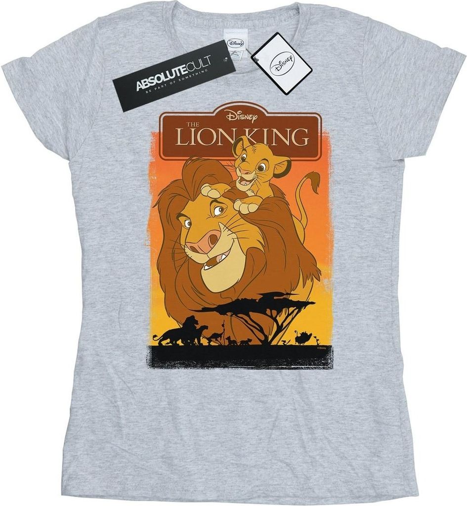 Disney - "The Lion King" T-Shirt für Damen BI25006 (XL) (Grau)