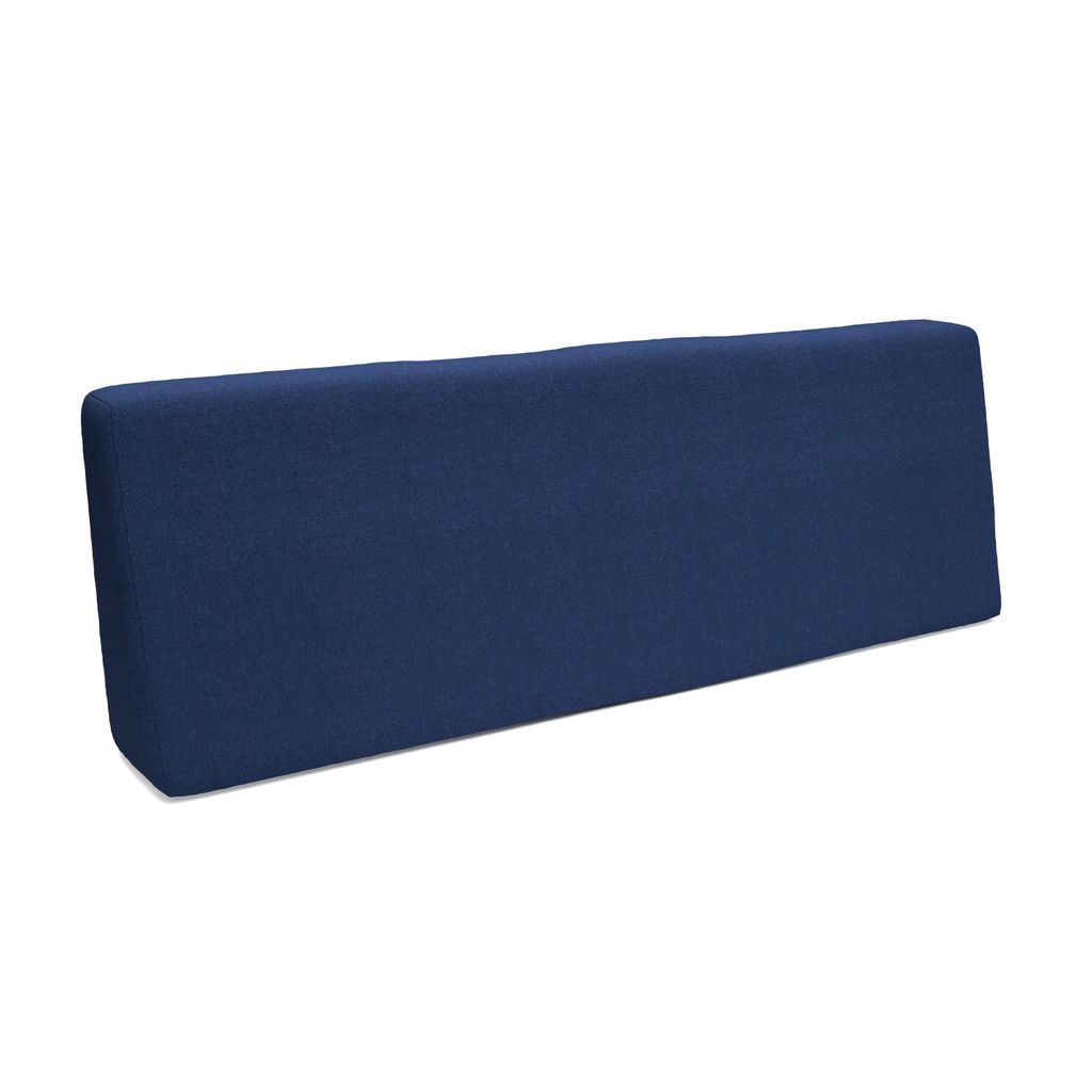 POKAR Palettenkissen Palettenauflagen mit abnehmbarem Bezug Palettensofa, Größe:Rückenkissen 120 x 40, Farbe:Dunkelblau
