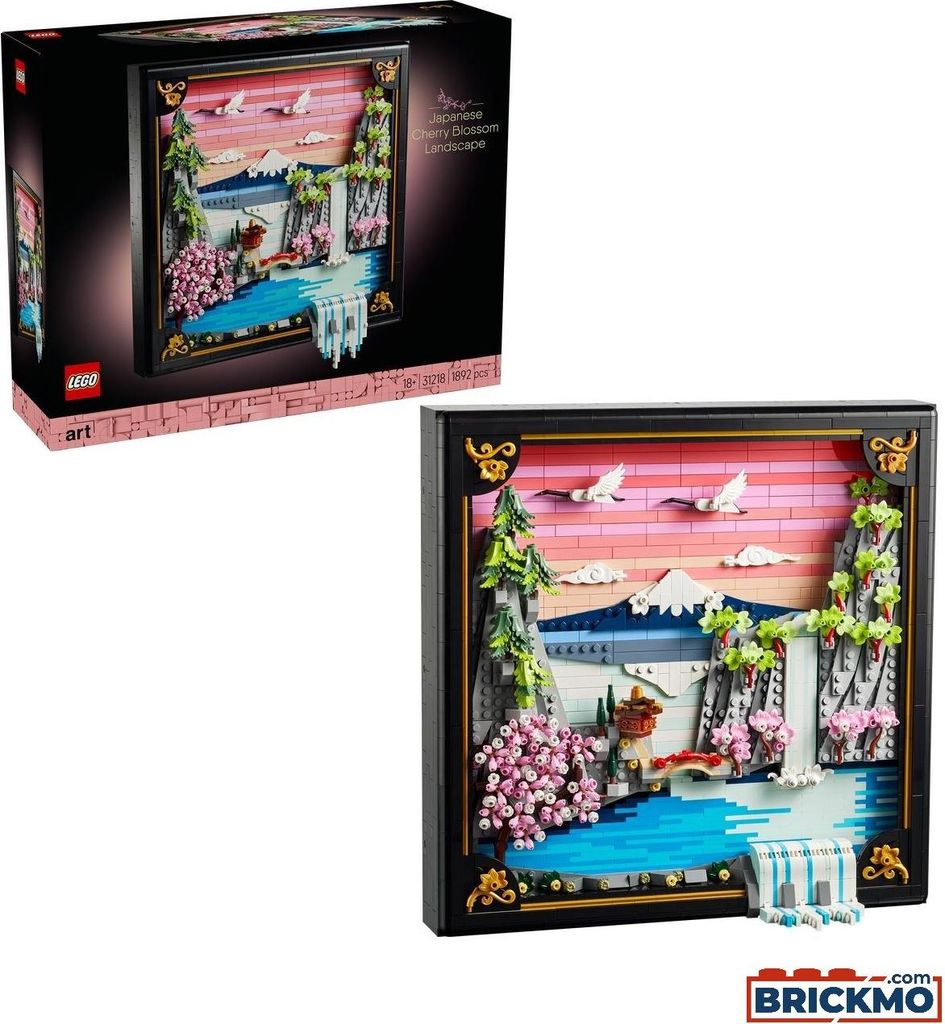 LEGO Art Krajobraz z kwiatami wiśni japońskiej 31218 Zdjęcie produktu 
