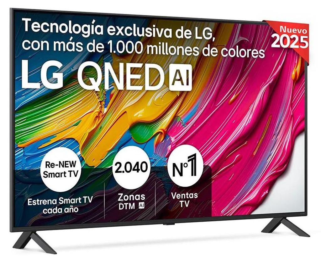 LG QNED AI 55QNED80A6A, 139,7 cm (55"), 3840 x 2160 px, Obrázek produktu 