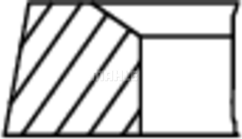 MAHLE Kolbenringsatz Artikel: 503 67 N0