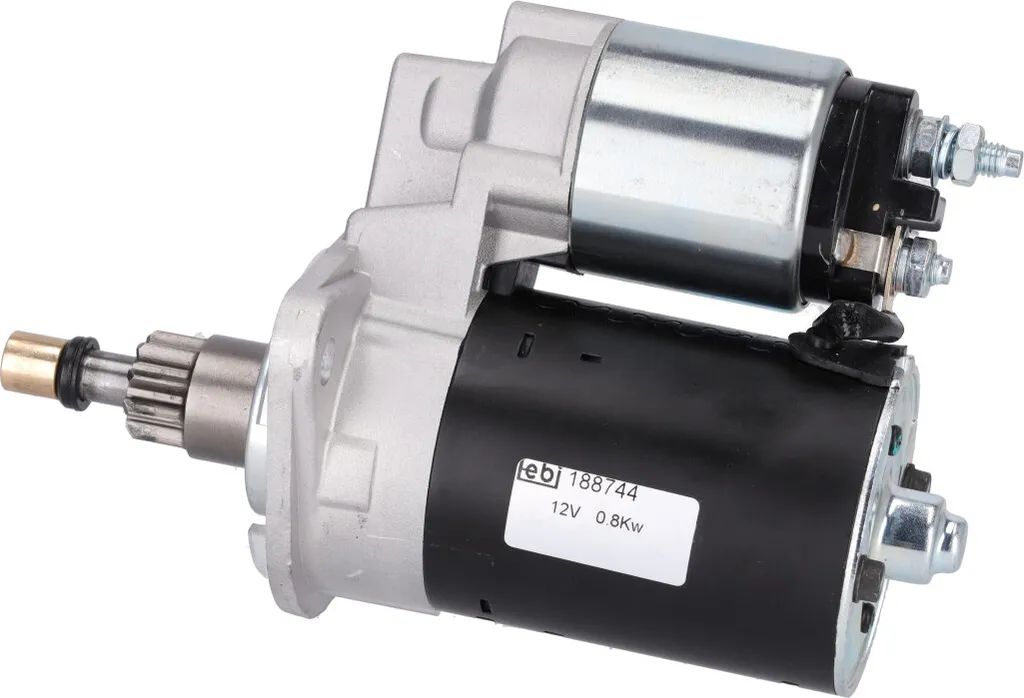 Démarreur 12V 0,8 kW FEBI 188744 haute performance pour VW Bus T2