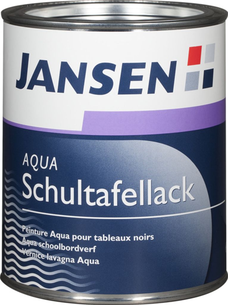 JANSEN Aqua-Schultafellack außen und Innen Grün Matt 0,75 Liter