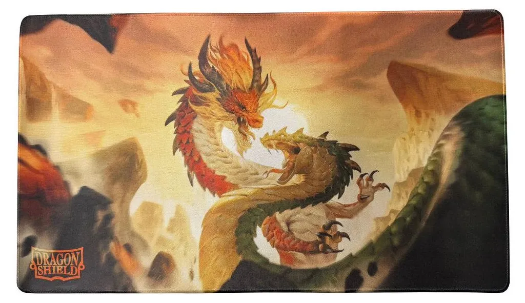 Tapis de jeu Dragon Shield Serpent en bois 2025 protégez vos cartes TCG