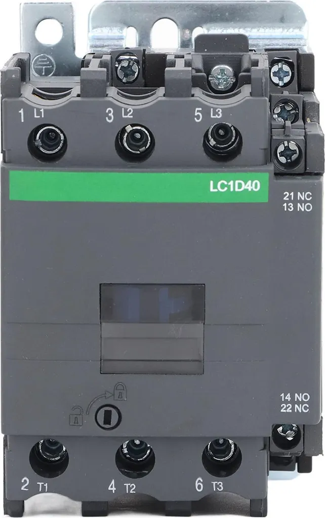 Contacteur de commande pour moteur triphasé 380V bobine AC 48V 40A