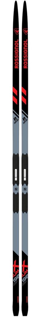Rossignol X-IUM R-SKIN STIFF Langlaufski Klassisch Fellski + Race Classic Bdg. grau/schwarz 208