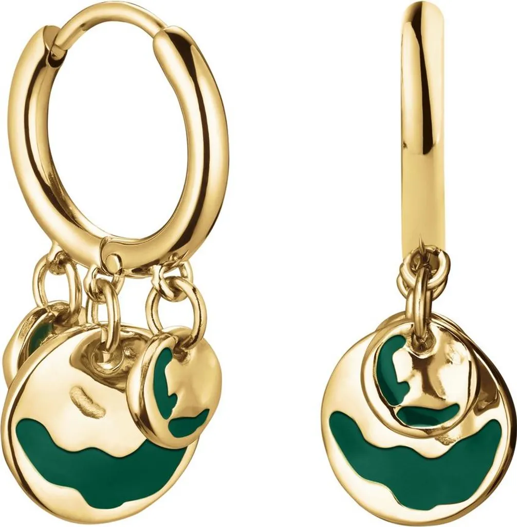 Boucles d'oreilles émeraude JEEWG-J725 : élégance et confort sans allergie