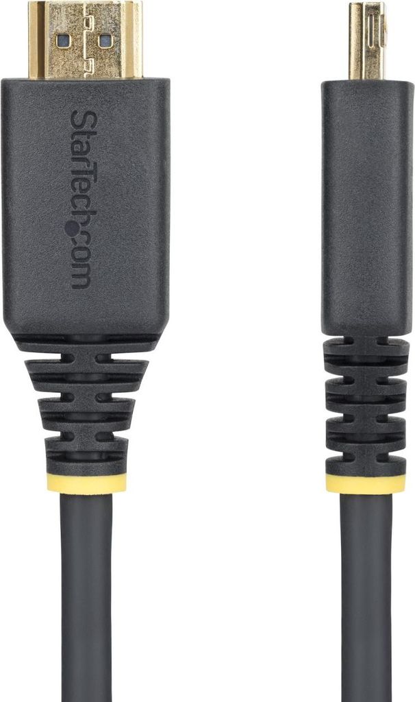STARTECH.COM 2m High Speed HDMI Kabel mit Griffsteckern 4K 60Hz und 1440p 144Hz 18Gbps UHD HDMI Arc-eArc Kabel mit TPE-Mantel