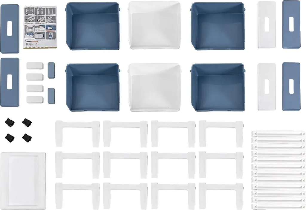 Tour de rangement 6 tiroirs durable MULTI - Système de tri efficace