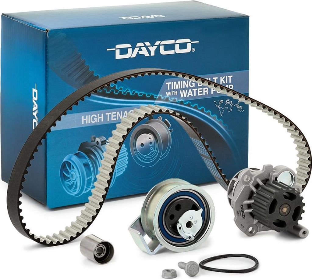 DAYCO KTBWP3420 Zahnriemensatz + Wasserpumpe für VW POLO (9N) Lupo (6X1, 6E1) POLO (6N2) Polo Limousine (9A4, 9A2, 9N2, 9A6) für AUDI A2 (8Z0)