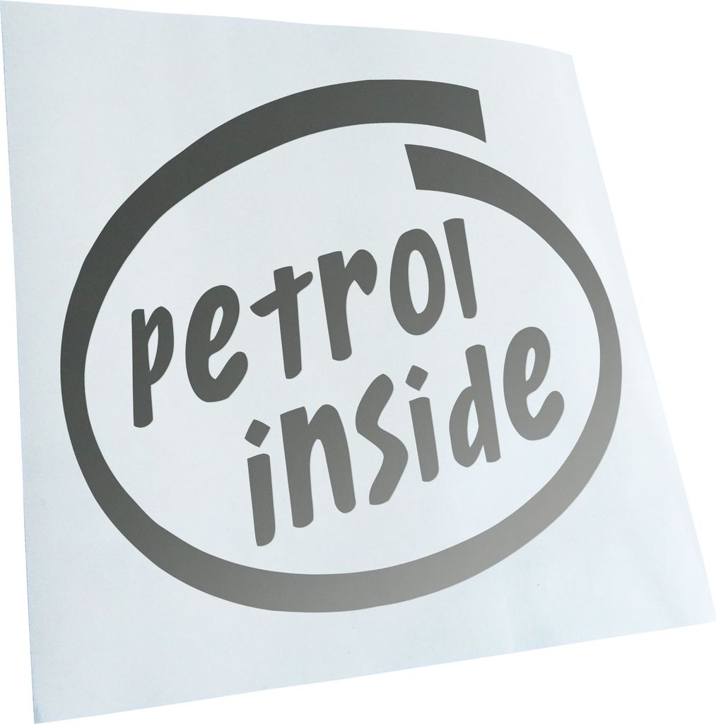 hauptsachebeklebt Kiwistar - Autoaufkleber - Petrol Inside Auto Heckscheibe - Aufkleber für Auto Kfz Fahrrad, LKW, Truck Mofa