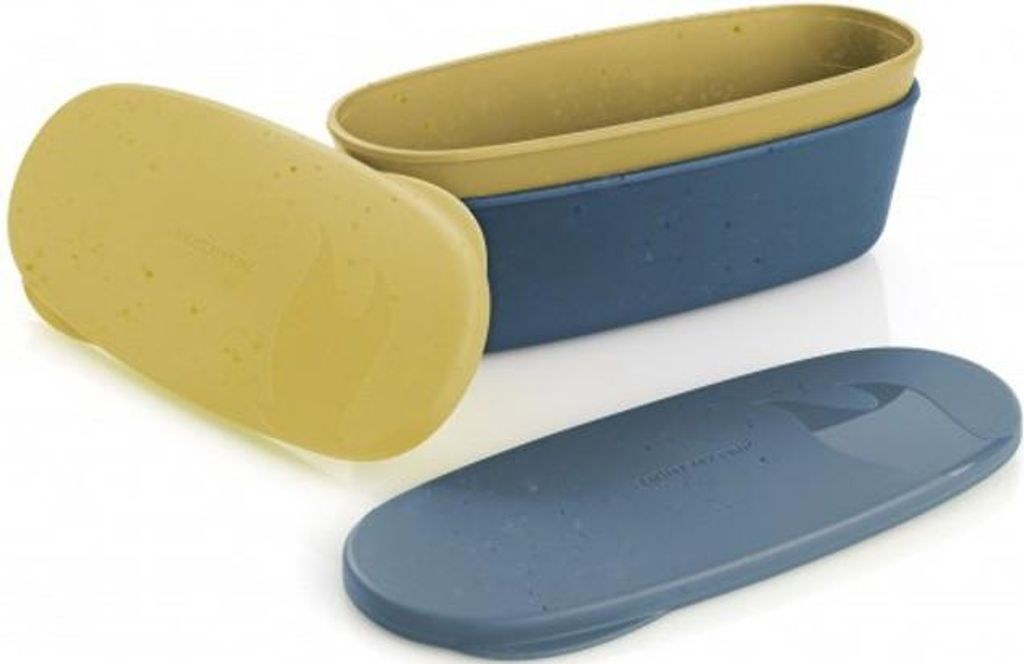 Nádobí LIGHT MY FIRE SNAPBOX OVAL2-PACK MUSTYYELLOW/HAZY Immagine del prodotto 