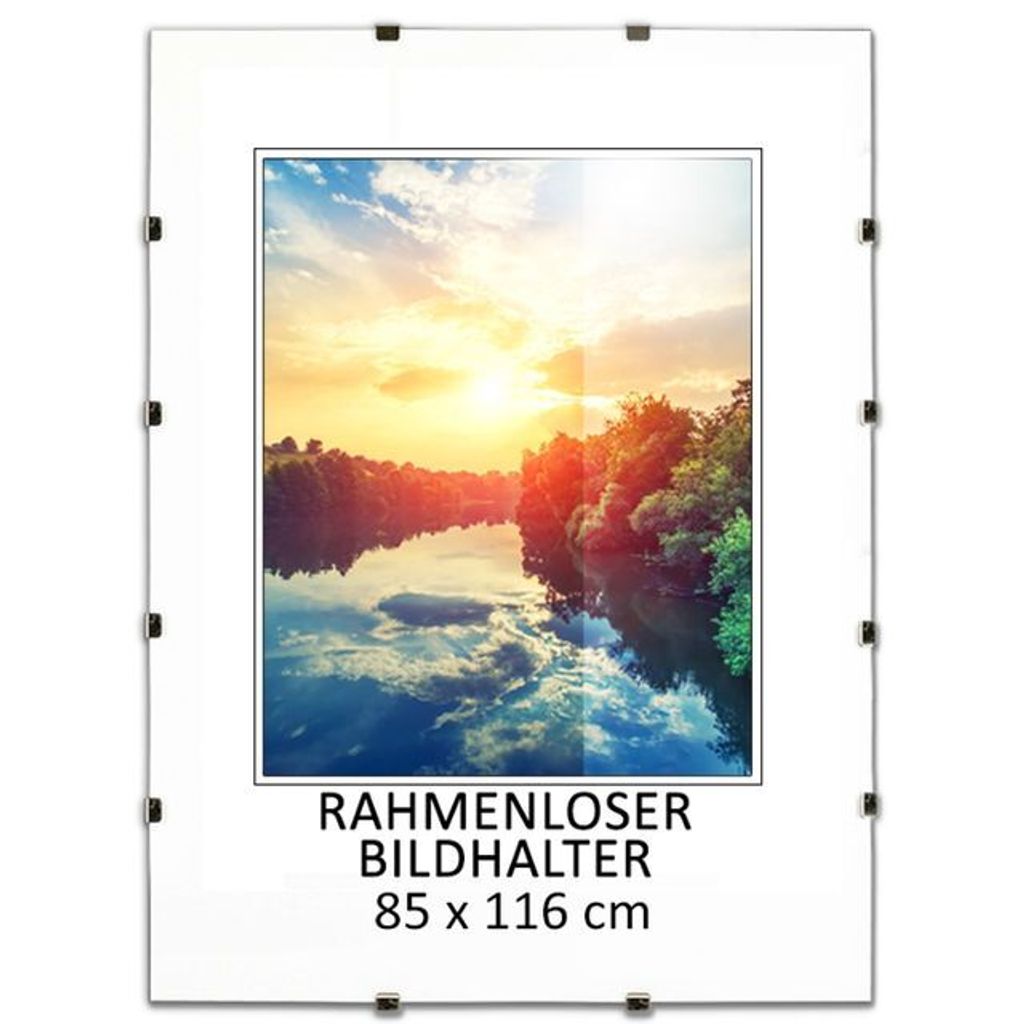 MG Design Bezrámový obrazový rám, 85 x 116 cm - s klipmi, Obrázok produktu 