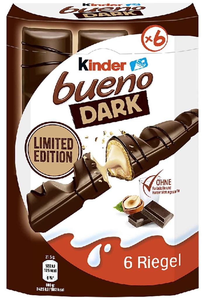 kinder bueno Dark 6er Produktbild 