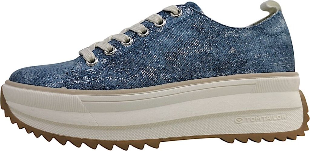 Tom Tailor  Damenschuhe Schnürschuhe  Blau Freizeit, Produktbild 