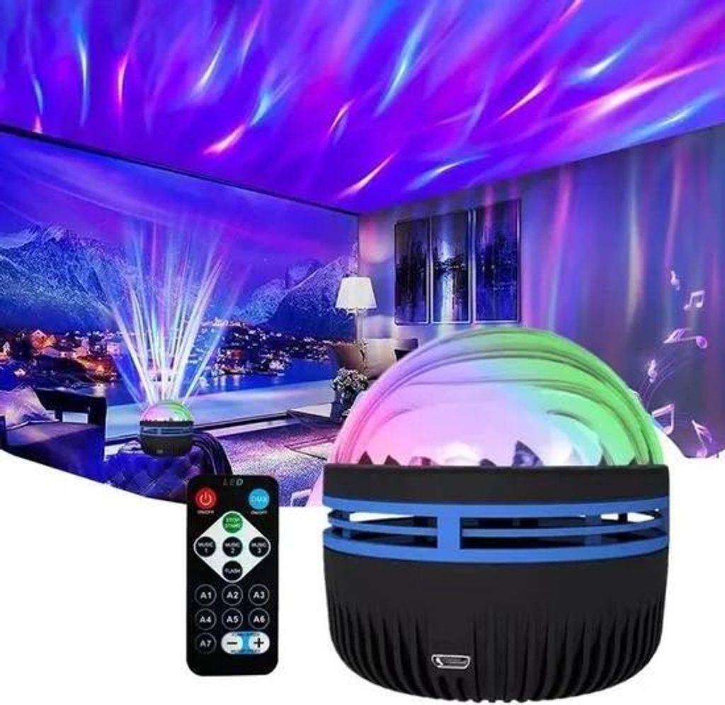 Projektor LED rozgwieżdżonego nieba Aurora, lampka nocna z Zdjęcie produktu 