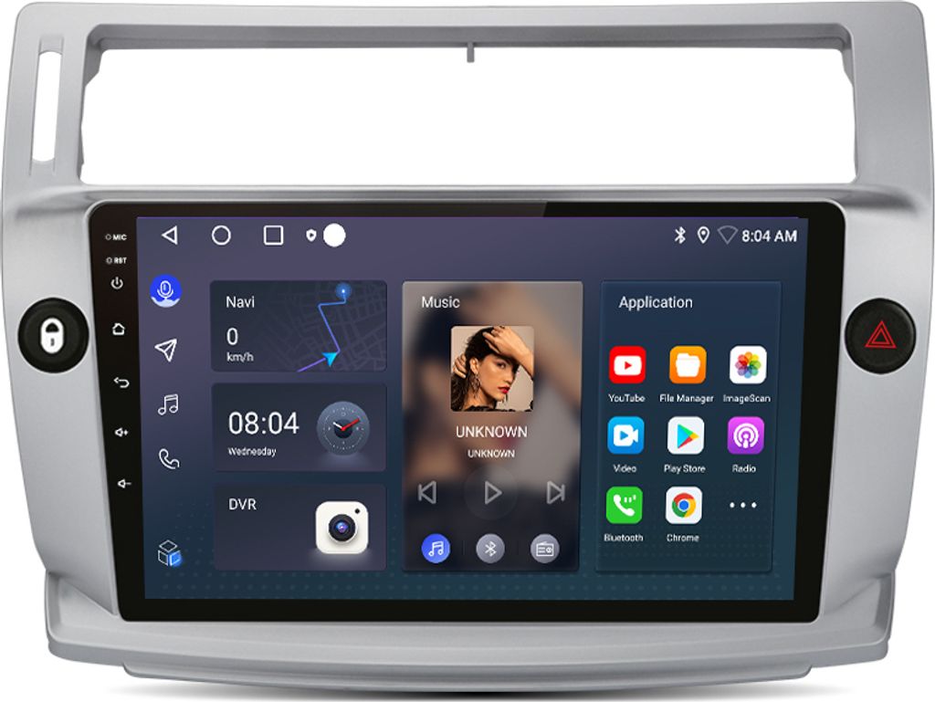 Navigatore satellitare GPS android12 autoradio SWC DSP BT Immagine del prodotto 