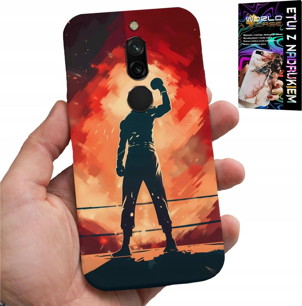 Hülle Für Xiaomi Redmi 8 - Boxen, Kampfsport Mma Krieger Designs