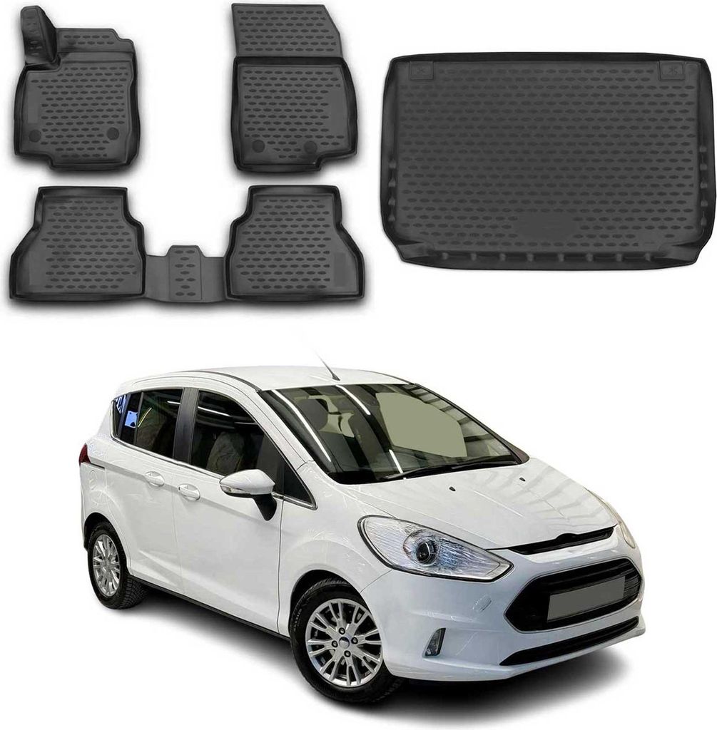 Set di tappetini e rivestimenti per il bagagliaio per Ford Immagine del prodotto 