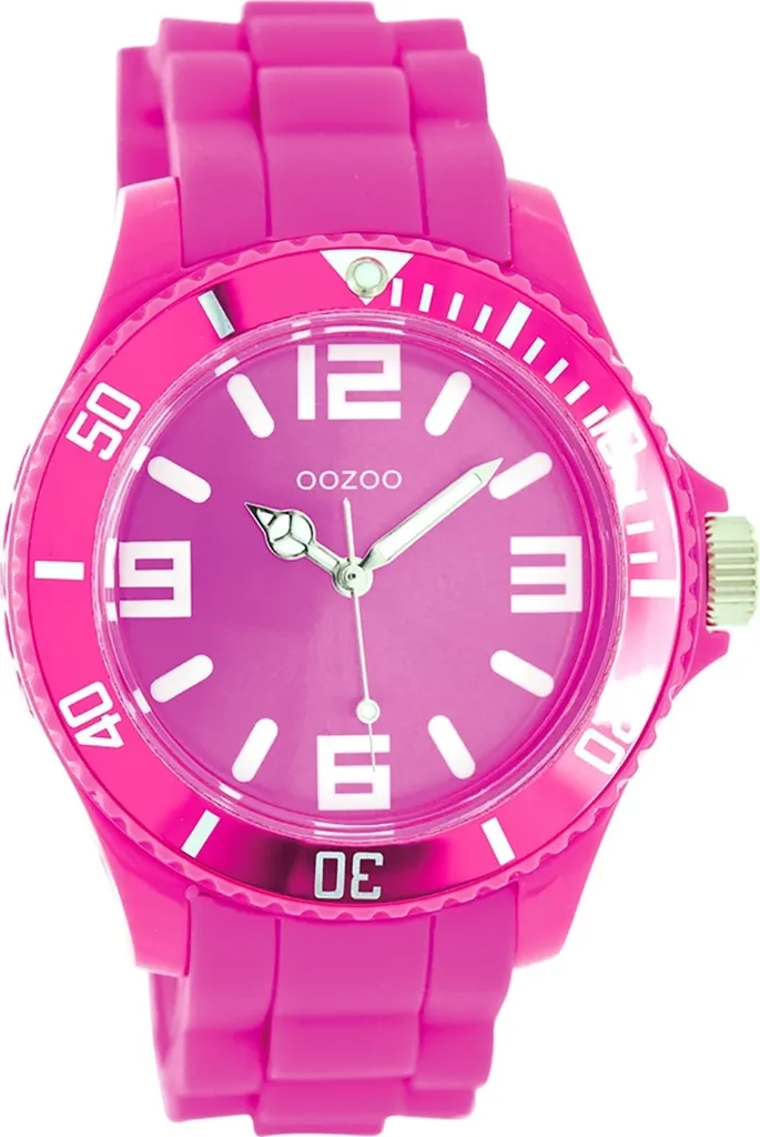 Oozoo Orologio Vintage UOC4177A Rosa: Silicone e Quarzo Unisex