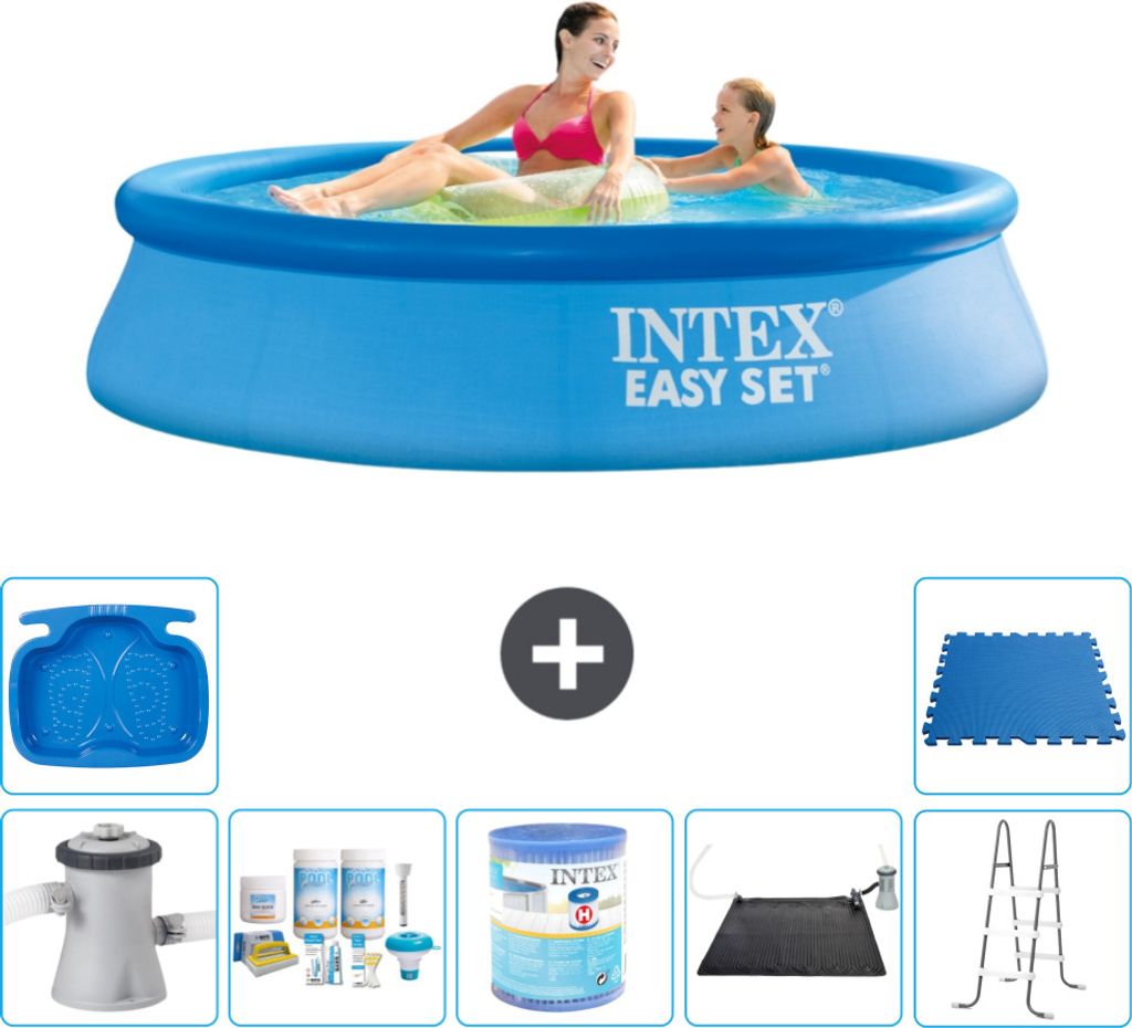 Intex runder aufblasbarer Easy Set-Schwimmpool – 244 x 61 Produktbild 