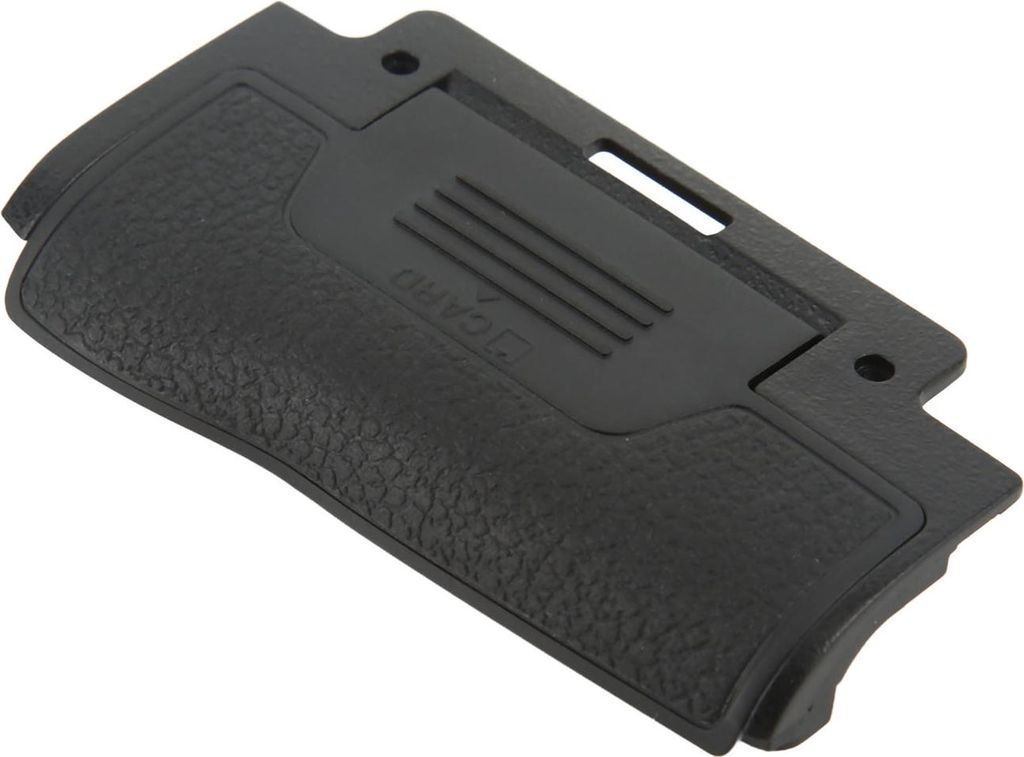 Kamera-Kartensteckplatz-Abdeckung, Kunststoff und Metall, Speicherkammerdeckel für Nikon D850, Ersatz, Schwarz