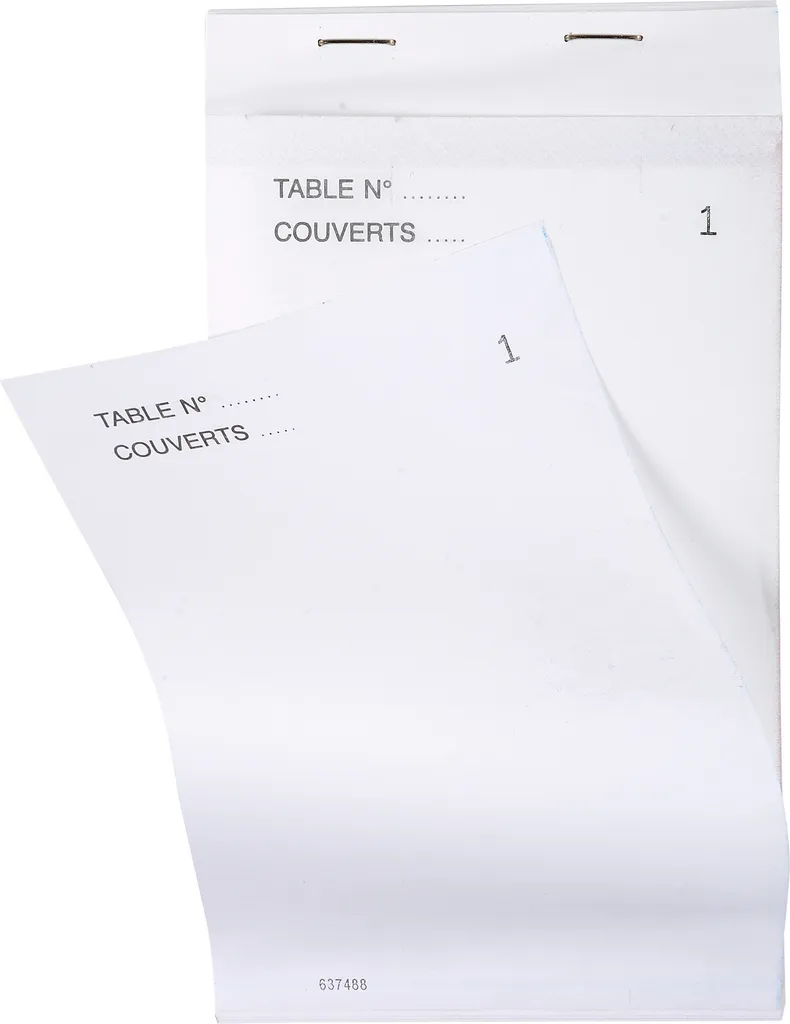 Bloc-notes professionnel Exac Hotel 9 Exacompta 50 unités pour service