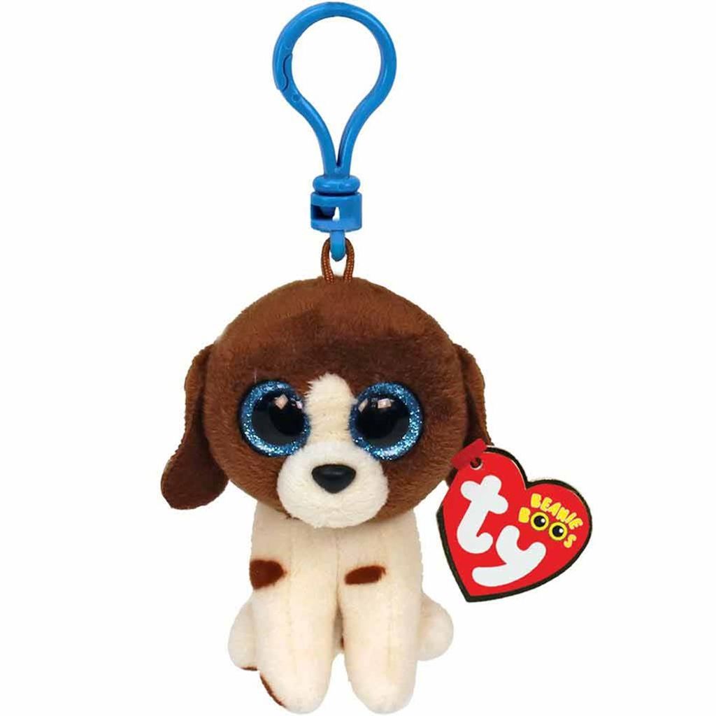 Ty Beanie Boos Clip Knuffel Hond Muddles 7 Cm Produktbild 