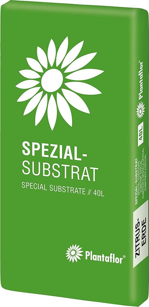 Plantaflor Spezial Substrat, Zitruserde, 1 x 40L, Mediterranpflanzenerde, Oleandererde, Kübelpflanzenerde, Gartenerde, Erde