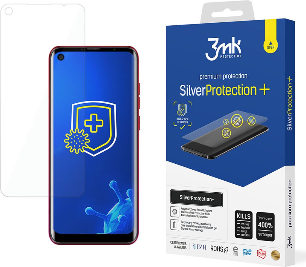 3mk Display Antimikrobielle Schutzfolie SilverProtection+ für Ulefone Note 11P 0,21mm Self-Heal