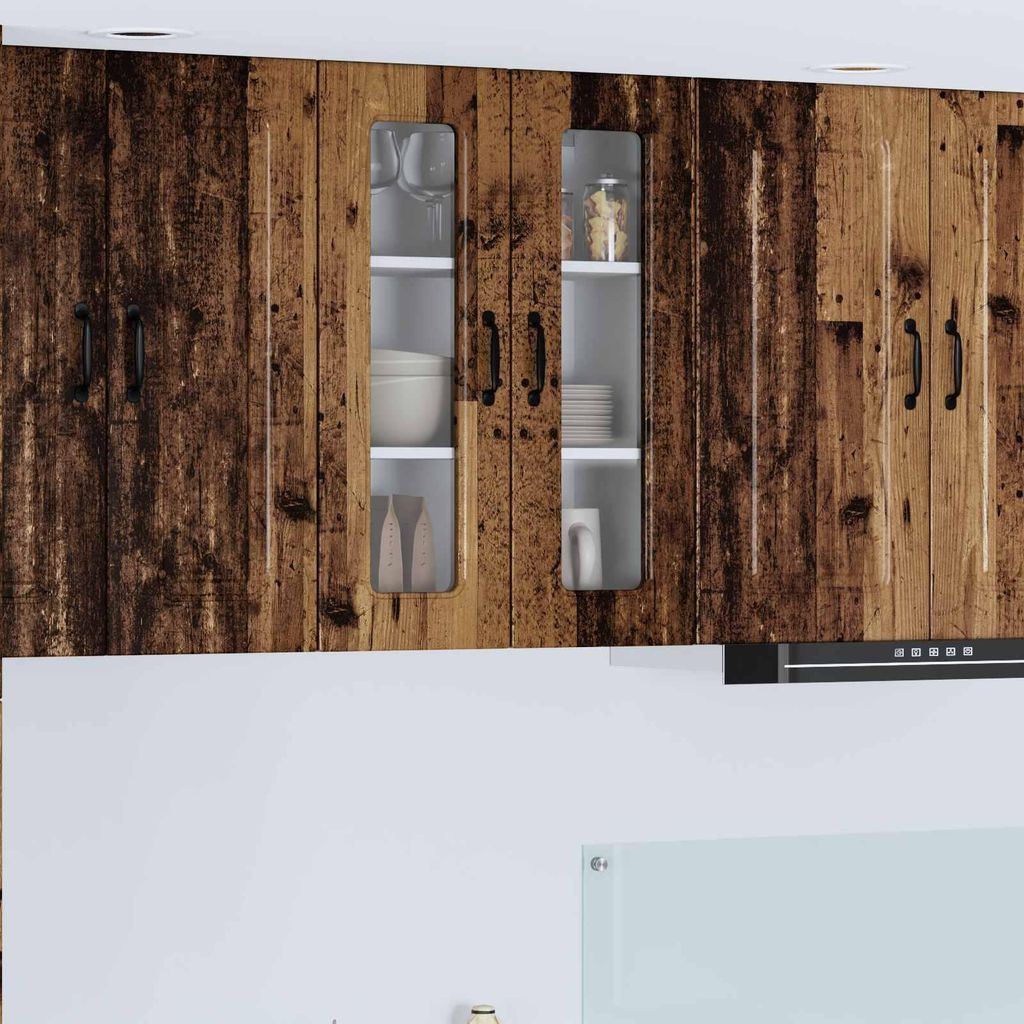 "Schlussverkauf" Küchenschrank/Sideboard - 1 pc - Aufbewahrungsschrank moderne - Kalmar Altholz 60x31x80 cm Holzwerkstoff C10383