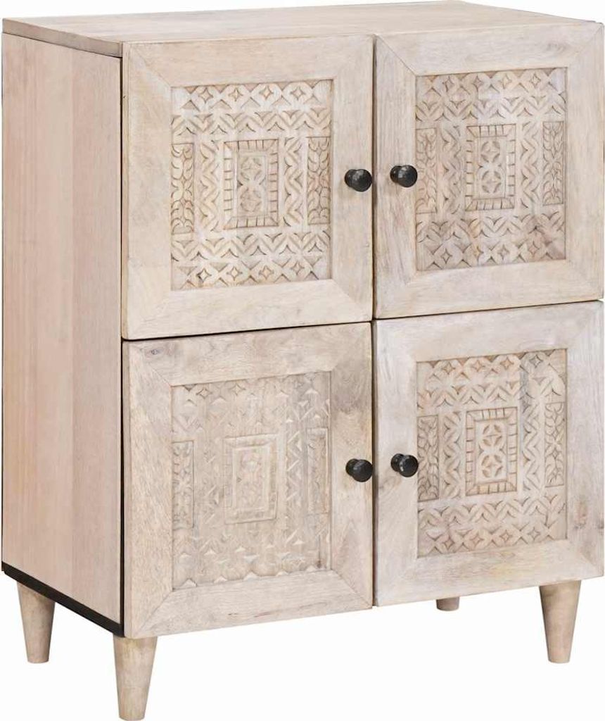 Sideboard Weiß 33.5 x 60 x 75 cm