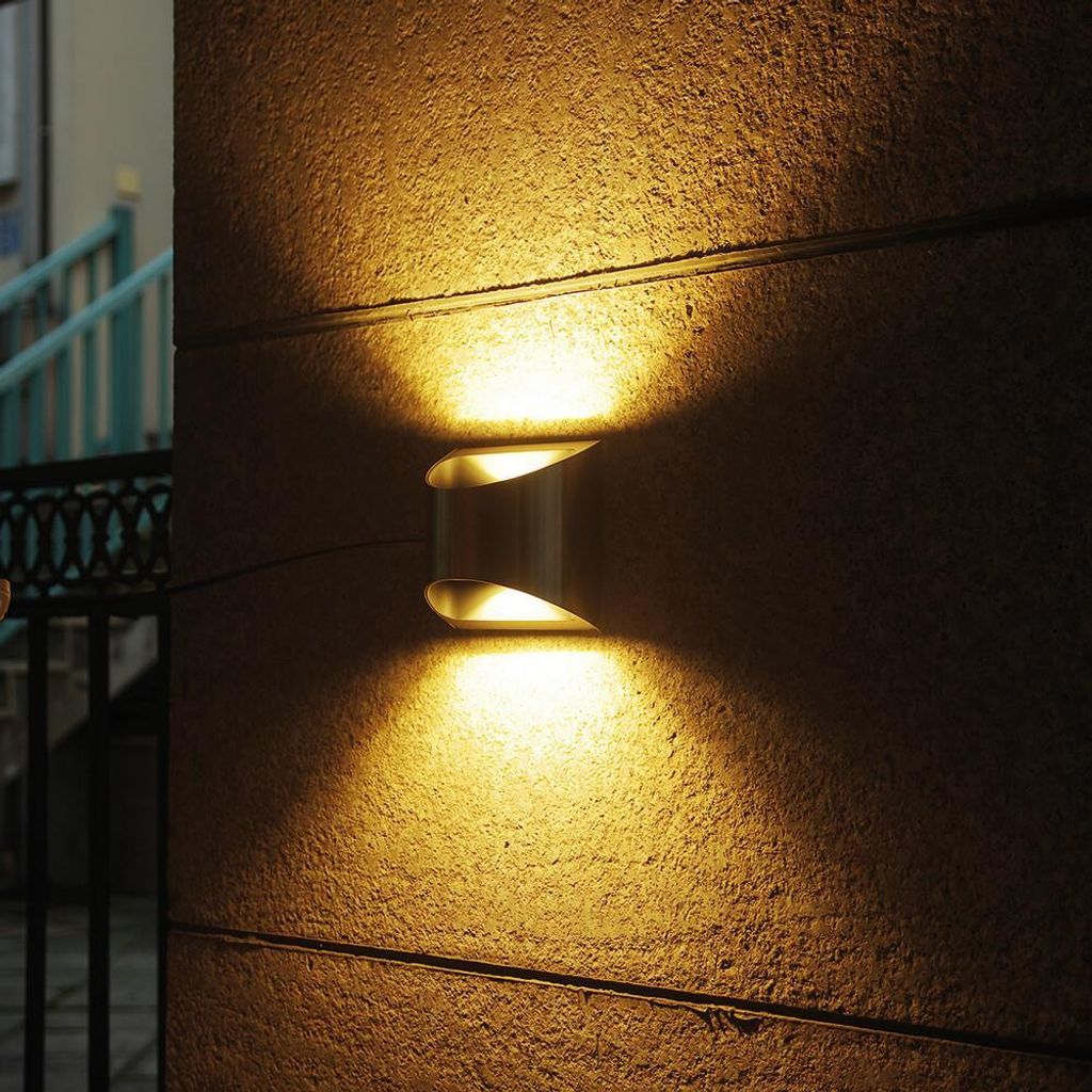 Lutec LED Außenwandleuchte Dodd Edelstahl Up- & Downlight Produktbild 22