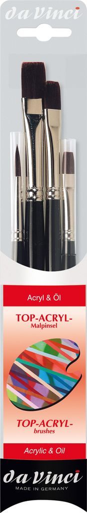 Pinselset da Vinci TOP-ACRYL Malpinselset 4220 Produktbild 