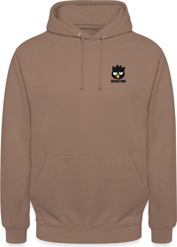 Spreadshirt Bad Badtz-Maru Stick Portrait Uni Hoodie, S, Mokka