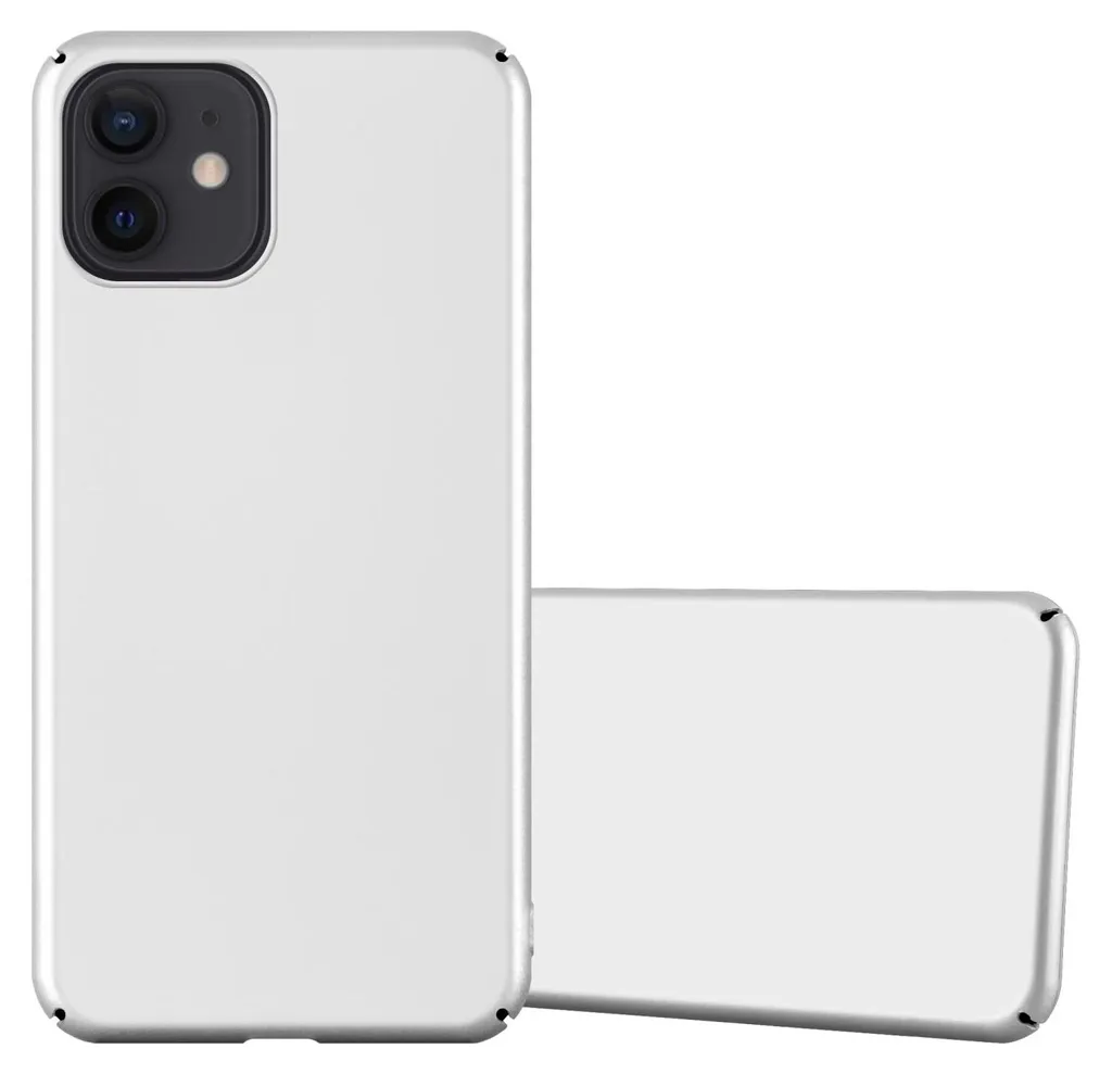 Custodia Rigida iPhone 12 Pro Max Cadorabo Argento - Protezione Antiurto