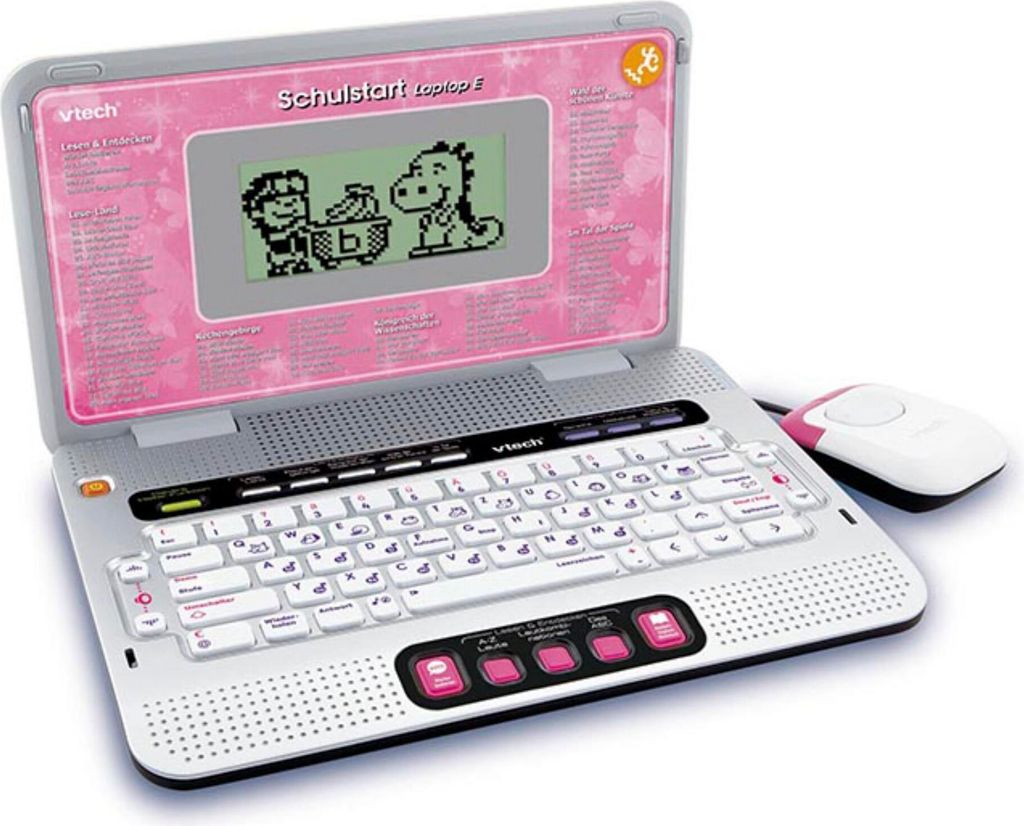 Schulstart Laptop E pink, Lerncomputer
