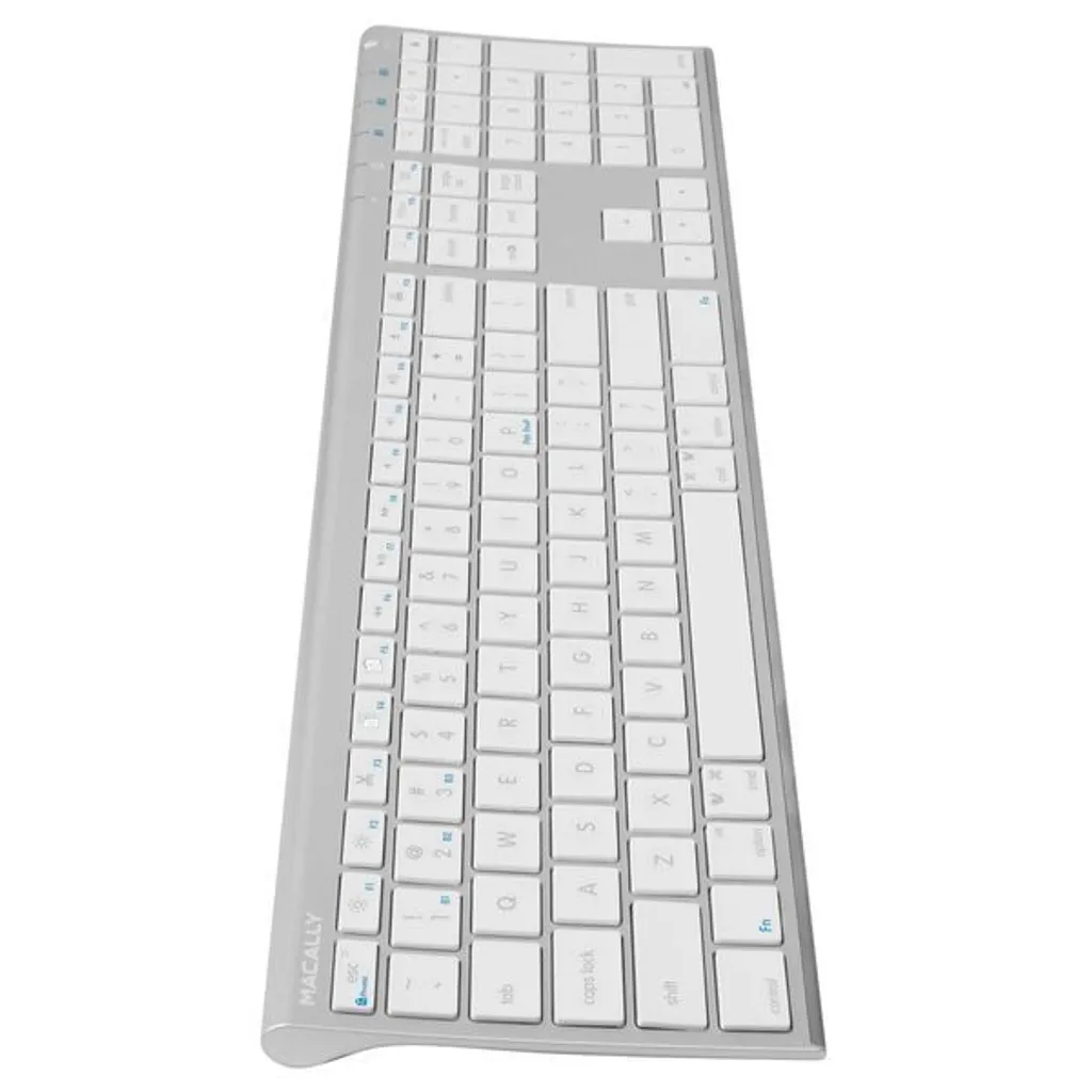 Macally AceBTKeySG-US Clavier Bluetooth Ultra-Mince Gris Sidéral Mac PC