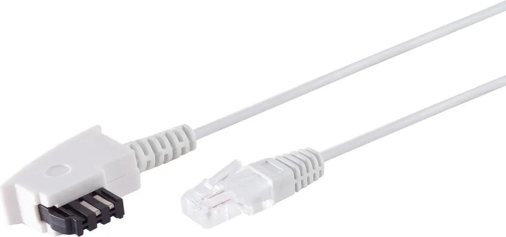 Câble Anti-Interférence TAE-F vers RJ45 pour Synchronisation VDSL 0,5m