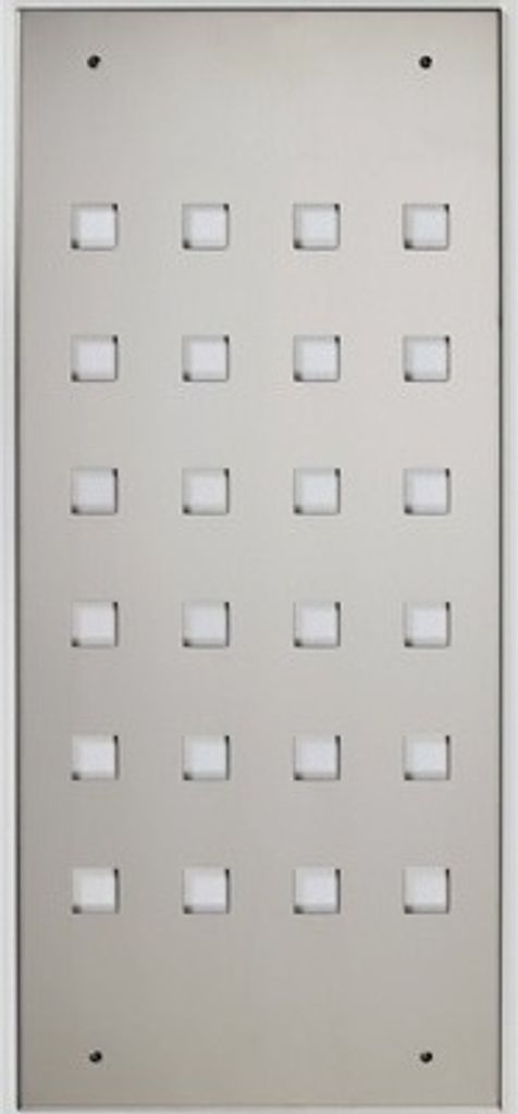 Füllungsplatte Edelstahl V2A für Pertura Geländersystem 750x330x1,25 mm (75)