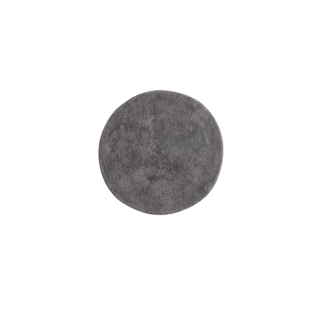 Tappeto Rotondo Bagno Valle 60cm Grigio Antracite | Design Moderno