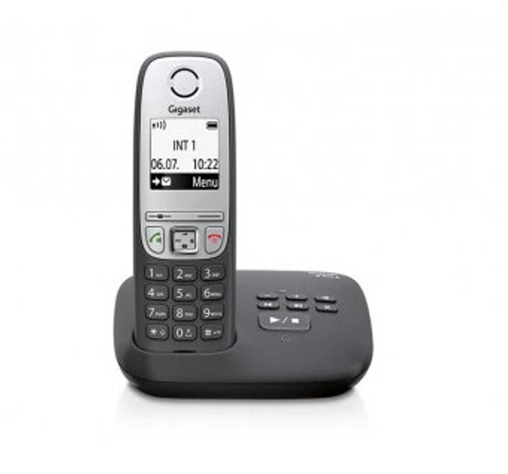 Grafik-Display Panasonic KX-TG6821GB DECT-Schnurlostelefon 1,8 Zoll mit Anrufbeantworter schwarz 4,6 cm 